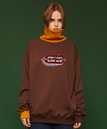 [unisex] Turtle sweatshirt (brown)