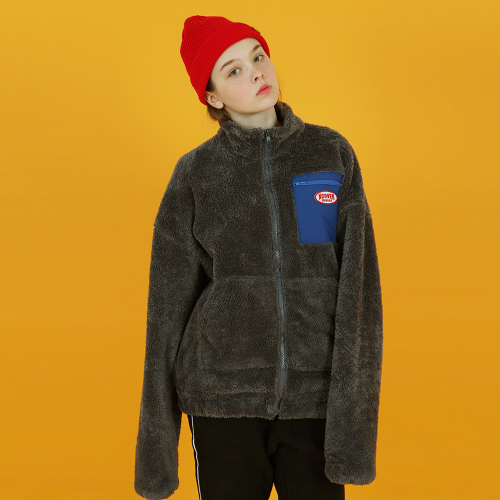 앤커버(NCOVER) Pocket zipup-gray - 69,000 | 무신사 스토어
