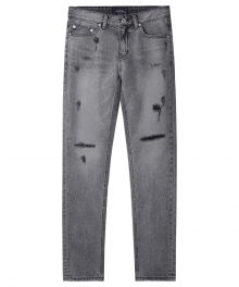 M#1105 monochrome retro jeans