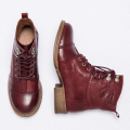 PANDORA_Bordeaux_Lace-up boots 【판도라_보르도_레이스업부츠】
