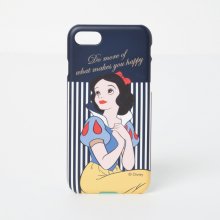 Disney lettering Case Navy snow white