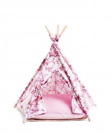 TEEPEE TENT MARBLE PINK