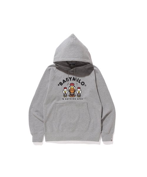 베이프(BAPE) 이어 오브 루스터 마일로 풀오버 후디 - 405,000 | 무신사 스토어