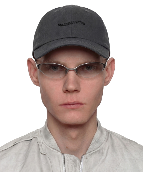 언더컨트롤(undercontrol) 코튼 로고 볼캡 RADIO WAVE / AUTHENTIC B B / CHARCOAL