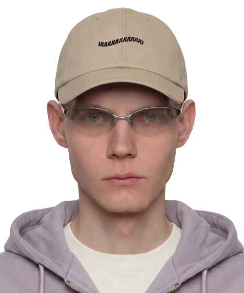 언더컨트롤(undercontrol) 코튼 로고 볼캡 RADIO WAVE / AUTHENTIC B B / DESERT