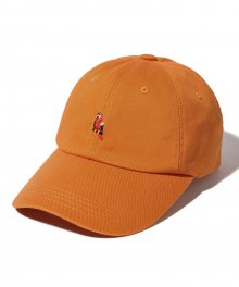 KANCO CURVED 6PANEL CAP orange