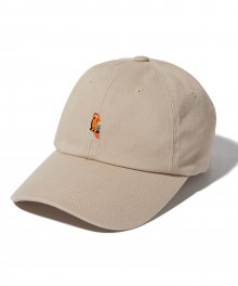 17SS KANCO CURVED 6PANEL CAP beige