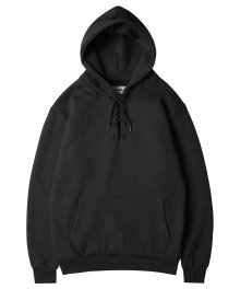 M#1118 string terry hoodie (black)