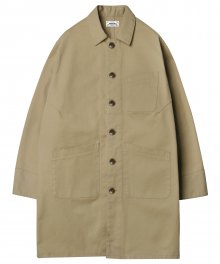 M#1207 modified new shop coat (beige)