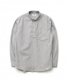 TW Stripe Pullover Shirt (Ivory)