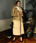 monts293 17ss oversized long trench beige coat (2color)