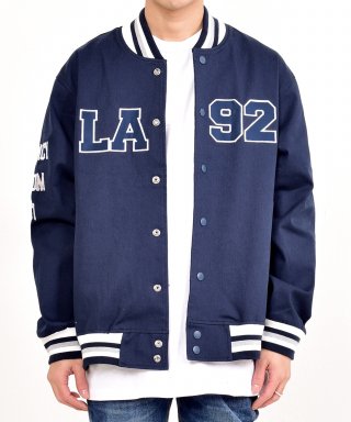 쟈니웨스트(JHONNY WEST) US Varsity Jacket (Navy)