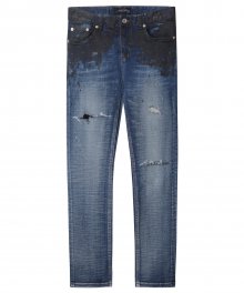M#1231 darth vader repaired crop jeans