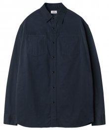 M#1230 casual utility shirt (navy)