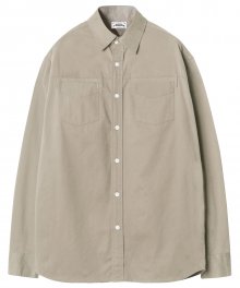 M#1228 casual utility shirt (beige)