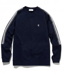 OG STRIPE TAPED SWEATSHIRT navy