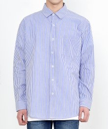 TP67 VERTICAL STRIPE SHIRTS (SKY BLUE)