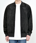 TP68 MATTE SUEDE BLOUSON (BLACK)