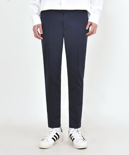Bt47 VERTICAL BANDING SLACKS (тёмно-синий)