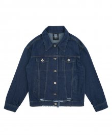 MG7S DENIM CUTTING JACKET (BLUE)