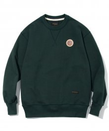 50s crew neck sweat shirts forest