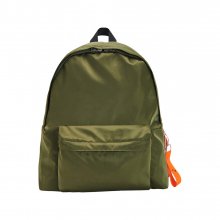 [SS17 Colour] Colour Zip Backpack(Khaki)