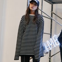 [SS17 Colour] Stripe Long Sleeve(Black)