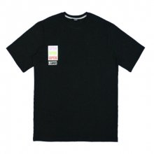 THIRD [T-SHIRT] 블랙 트리플 OPEN 반팔 티셔츠 (TH17ST0020_BK)