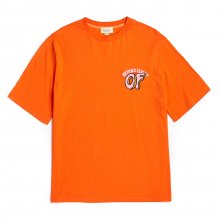 [오드퓨처 에디션] 베이직 로고 1/2 티셔츠 오렌지