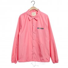 [오드퓨처 에디션] 베이직 로고 코치 자켓 핑크
