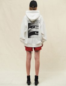 CH01 OVERFIT HOODIE-WHITE