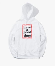 Frame Pullover Hoodie - White