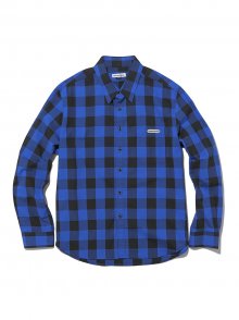 Buffalo Plaid Flannel Shirt Blue