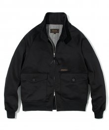 cotton swing jacket black