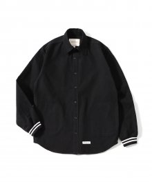 Varsity Shirts Jacket (Black)