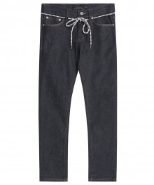 M#1244 string rigid crop jeans