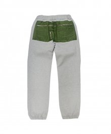 [e by EASY BUSY] MA-1 Pocket Pants - Grey/Khaki