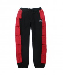 MA-1 Side Pocket Pants - Black/Red