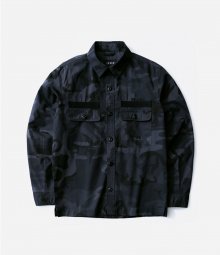 Woodland camo field shirts black
