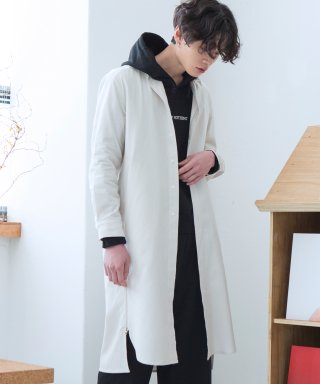 로얄위(THE ROYAL 'WE) Long Zip Shirts Coat Beige