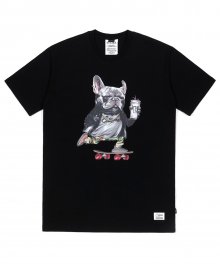 BULL DOG T-SHIRTS BLACK