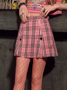 VVV PINK HEART ZIP SKIRT