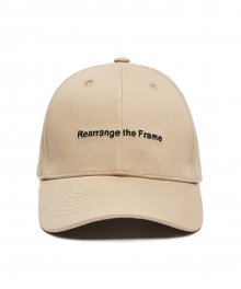 2017 REARRANGE THE FRAME CAP (BEIGE) [GC013F13BE]