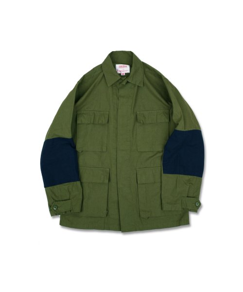 스웰맙(swellmob) Swellmob canvas BDU jacket -olive-