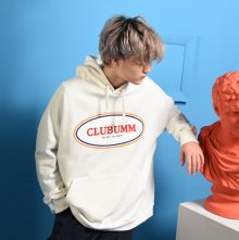 [UNISEX]오버사이즈 클럽umm 후드 _아이보리