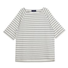 [customellow] [blue label] stripe cotton t-shirts_CQTAM17932GYX