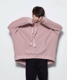 OVERSIZED FLARE HOODIE2 [PINK]