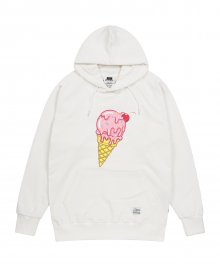 ICE CREAM MEDIUM SWEAT HOODIE IVORY