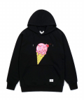 ICE CREAM MEDIUM SWEAT HOODIE BLACK