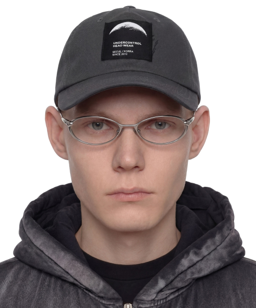 언더컨트롤(undercontrol) 코튼 로고 볼캡 MOONWALKER / AUTHENTIC B B / CHARCOAL
